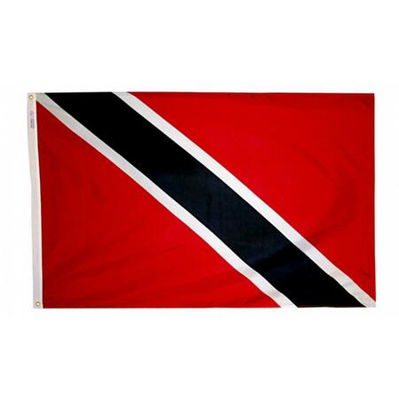 SS COLLECTIBLES 3 ft. x 5 ft. Nyl-Glo Trinidad and Tobago Flag SS37433